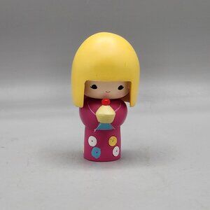 Momiji Message Doll Pixie 2008 Collectable Kokeshi Inspired